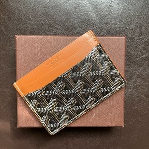 Goyard Saint Sulpice Cars Holder Black Gold
